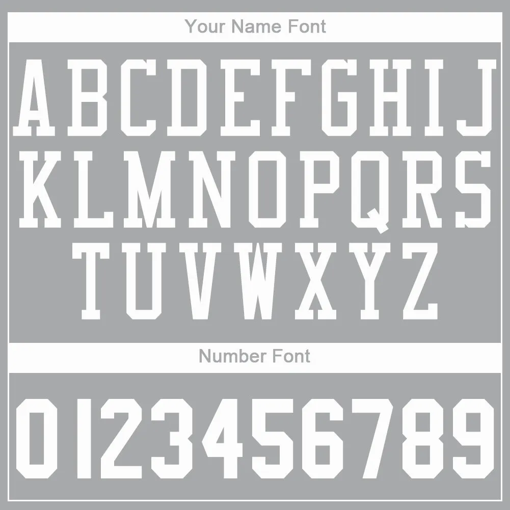Custom Gray White Round Neck Basketball Jersey