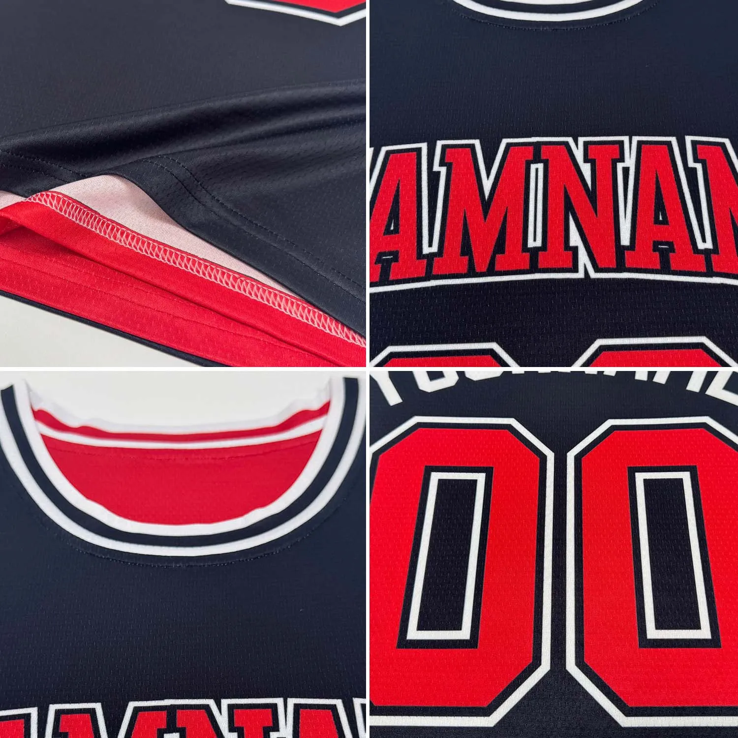Custom Reversible Black Old Gold Double Side Basketball Jersey