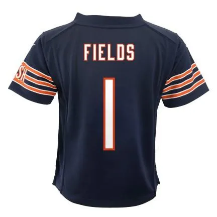 Infant Chicago Bears Justin Fields Nike Navy Replica Game Jersey