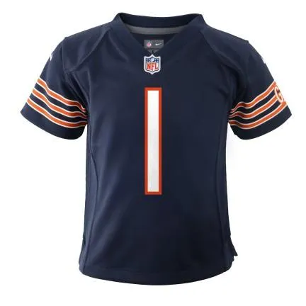 Infant Chicago Bears Justin Fields Nike Navy Replica Game Jersey