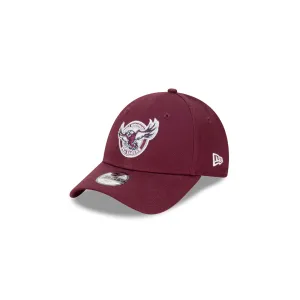 Manly Warringah Sea Eagles Supporter 2024 9FORTY Youth Cloth Strap