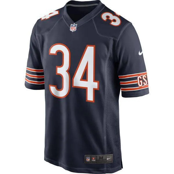 Men's Chicago Bears Walter Payton Nike Navy Throwback Retired Player Game Jersey