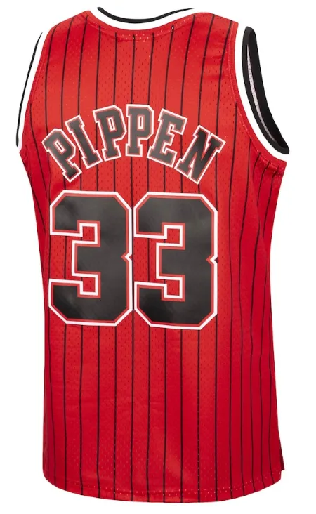 Men's Chicago Bulls Scottie Pippen Mitchell & Ness Hardwood Classics Reload 2.0 Swingman Jersey - Red