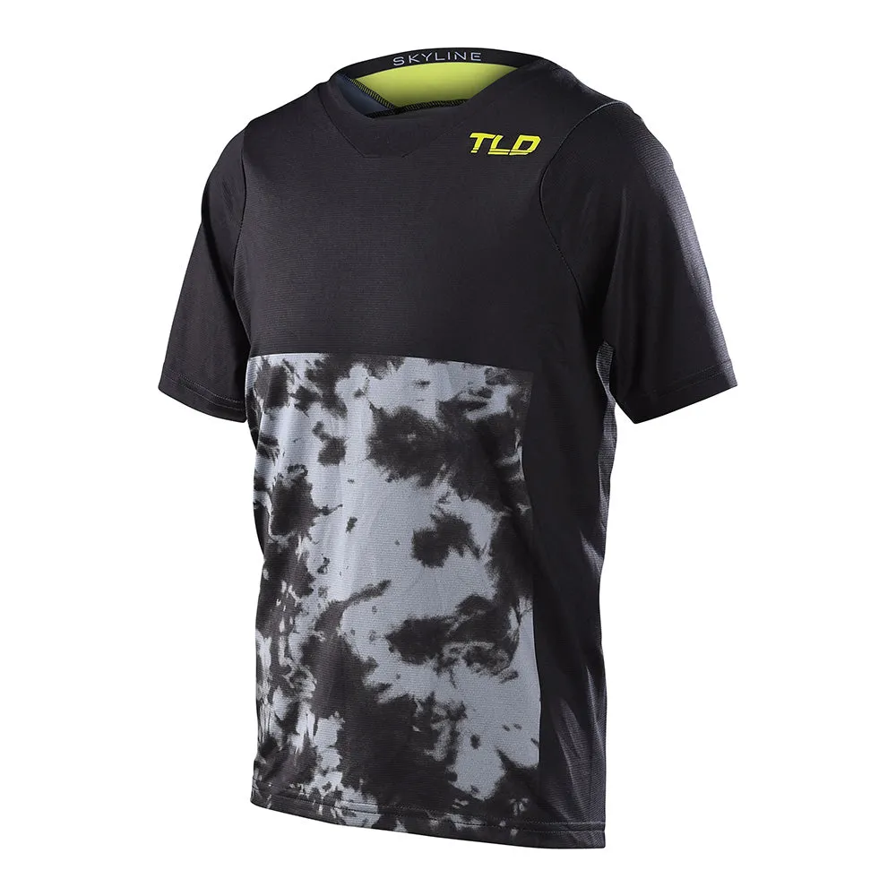 Youth Skyline SS Jersey Breaks Charcoal